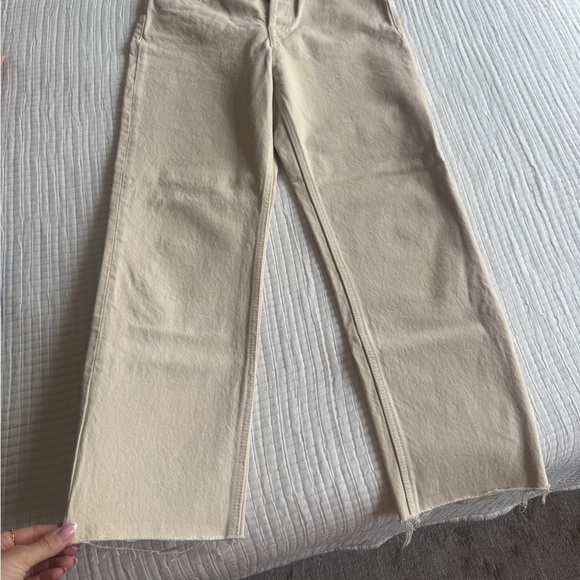 Cream High Rise Jeans - Picture 7 of 11